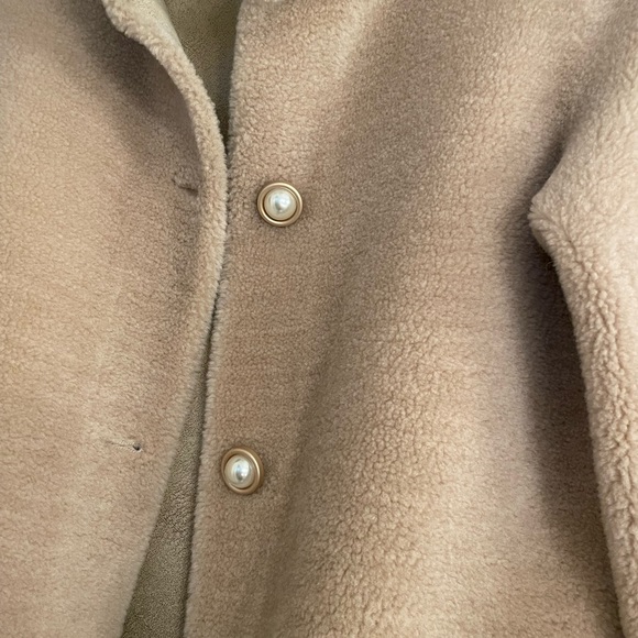 Santinni ‘All About Eve 100% Wool Coat’ in Cammello - Picture 3 of 10